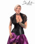 SiaLinda: Unterbrust Korsett Paulette, Lamm Nappa, schwarz, echt Leder - SiaLinda.com